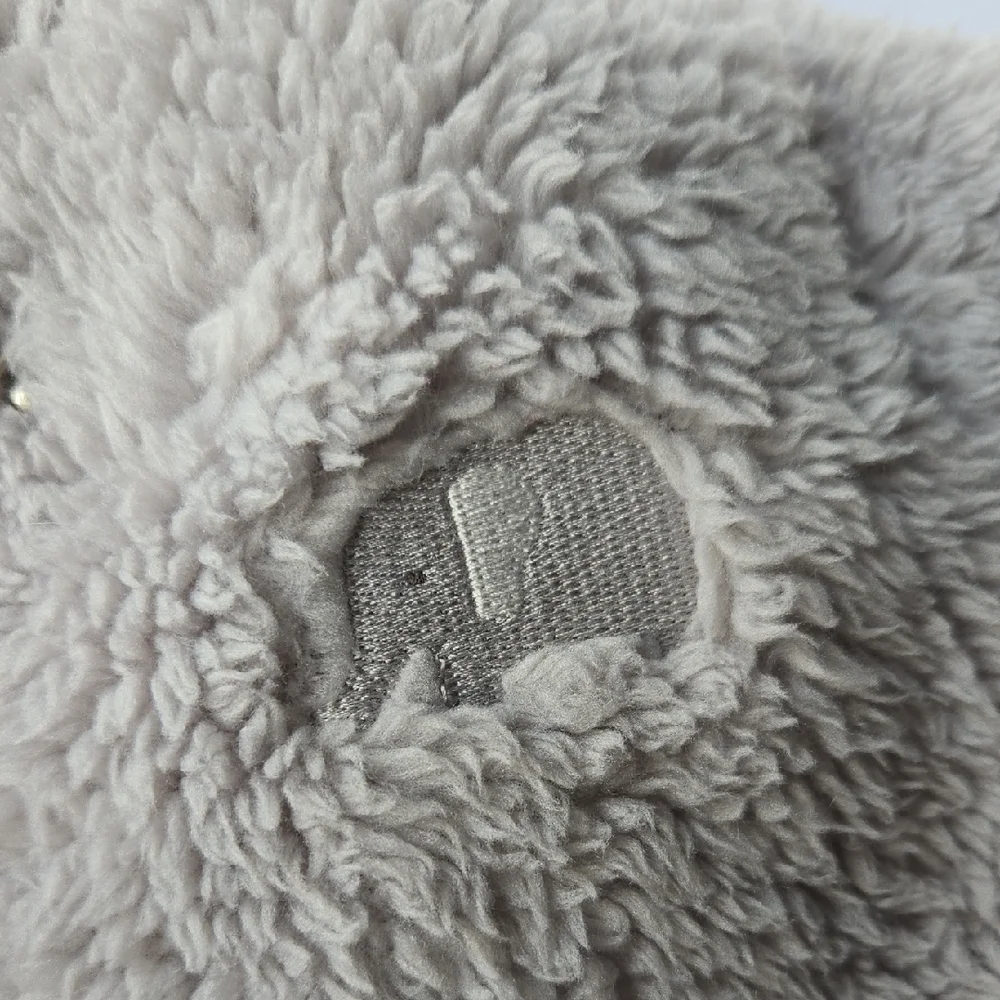 Carter's 6mo Fuzzy Gray Elephant Fleece Bunting One Piece